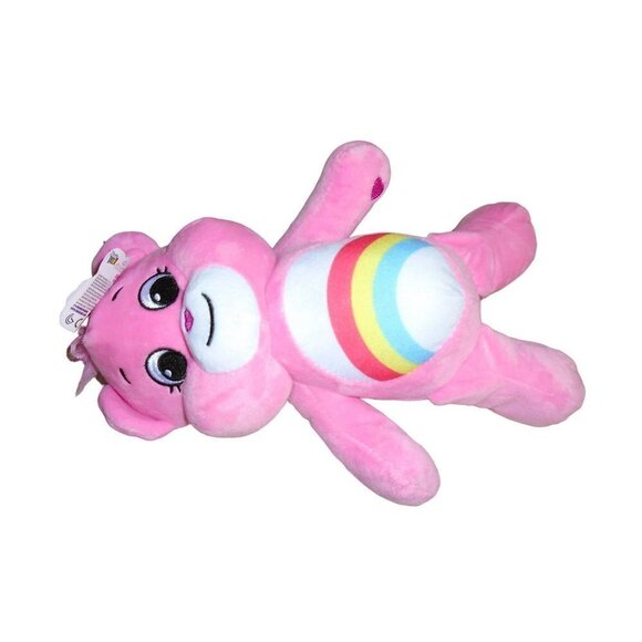 Care Bears Plush Toy "Cheer Bear" More To Cheer Bear Pink and Multicolor - 12 in - Picture 2 of 7
